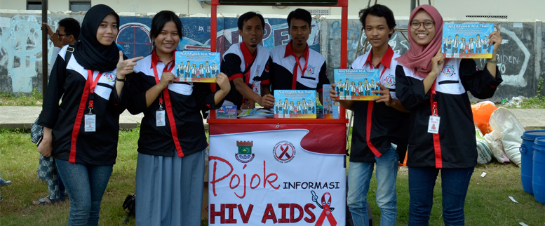 RELAWAN PEDULI KESPRO DAN AIDS (REPLIKA)  TURUT ANDIL DALAM KEGIATAN KEMAH BAKTI PEMUDA   