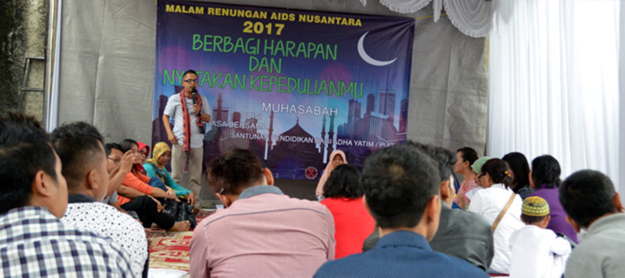 BERBAGI KECERIAAN DAN BERMUHASABAH DI BULAN RAMADHAN  DALAM ACARA MALAM RENUNGAN AIDS NUSANTARA (MRAN)  KABUPATEN TANGERANG 2017