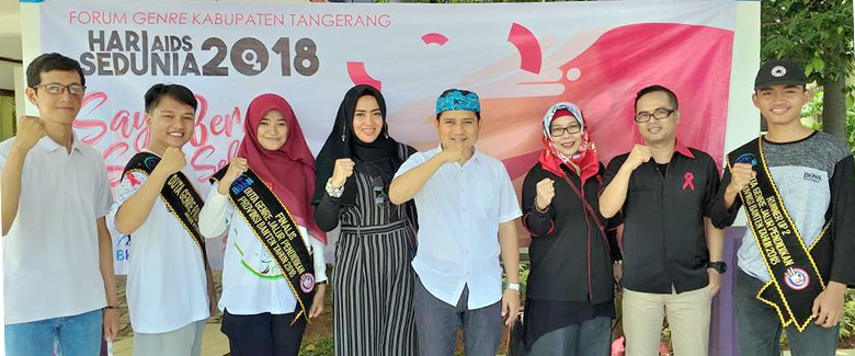 “Saya Berani, Saya Sehat, Stop Diskriminasi ODHA” ANTUSIAS FORUM GENRE KABUPATEN TANGERANG DALAM PERINGATAN  HARI AIDS SEDUNIA (HAS) 2018